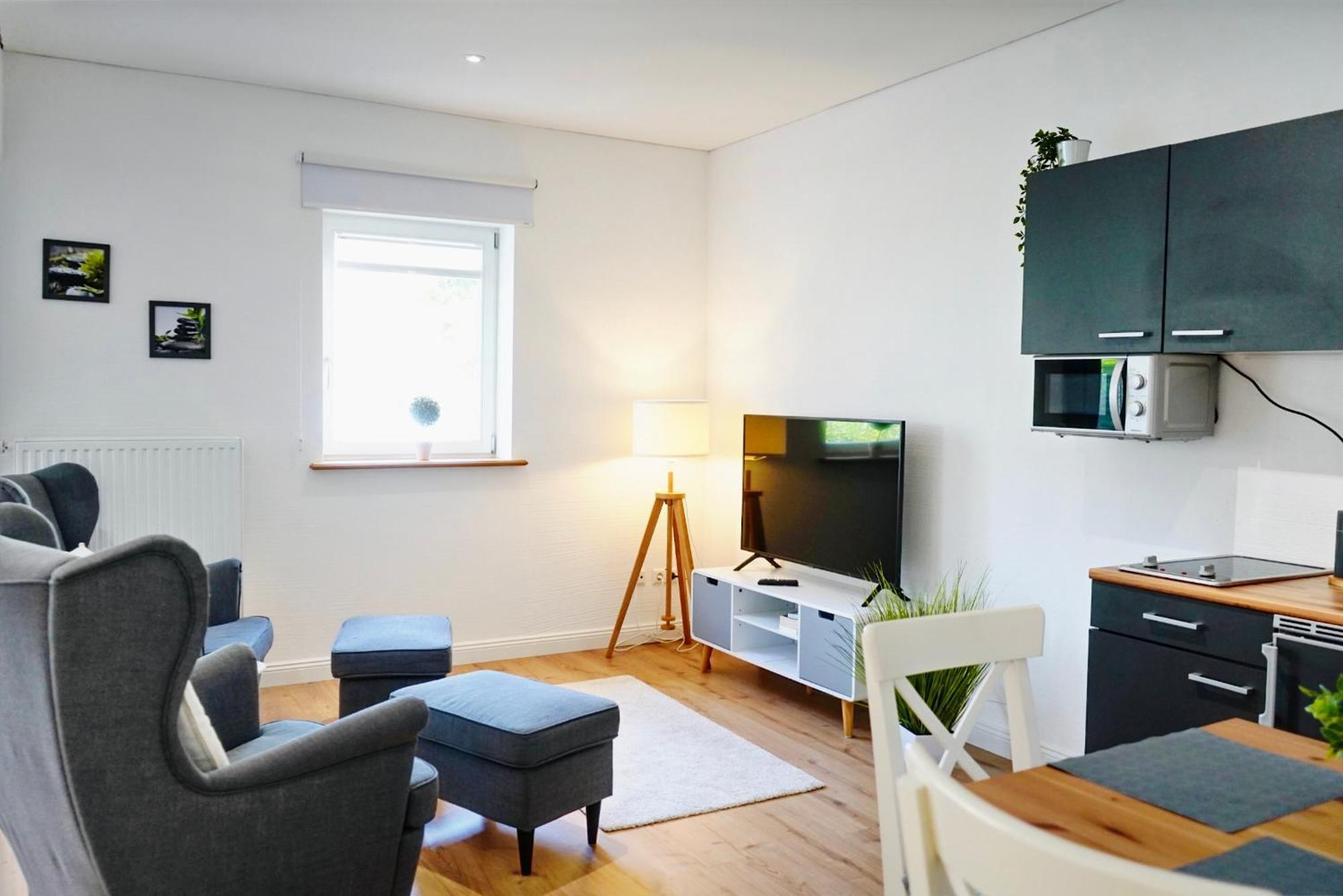 Altstadt Apartment II - Terrasse- Waschmaschine- Parkplatz วอล์ฟสบวร์ก ภายนอก รูปภาพ